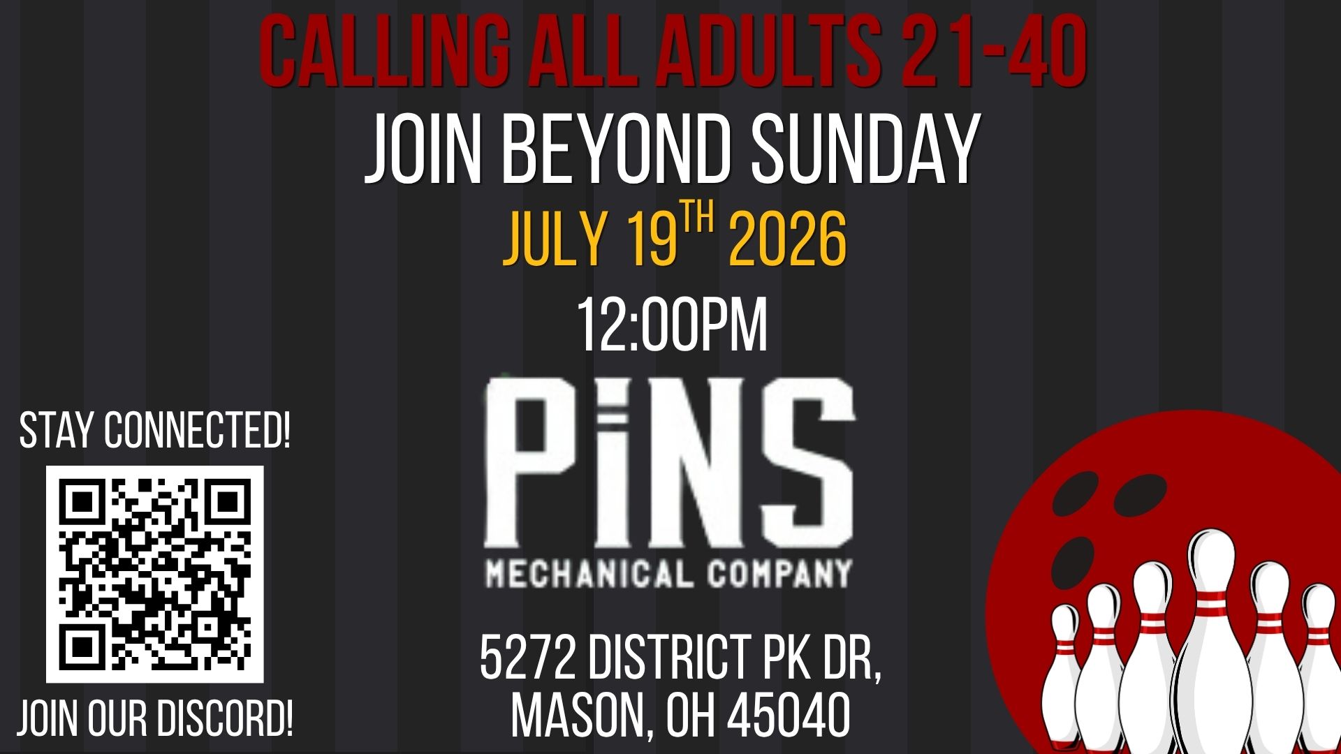 Pins beyond Sunday
